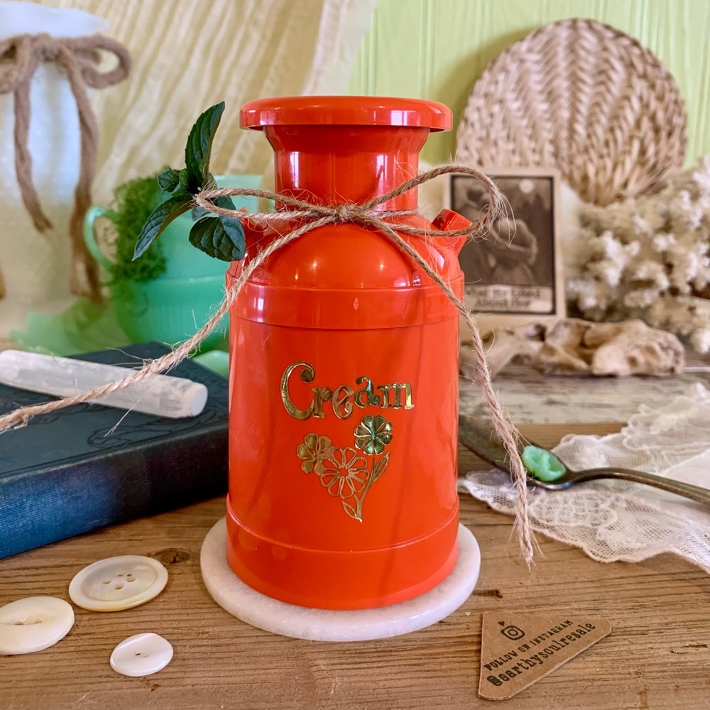 Vintage Cream Pitcher 🌼 Unique Home Decor / Kitchen / Gift / Retro / Floral